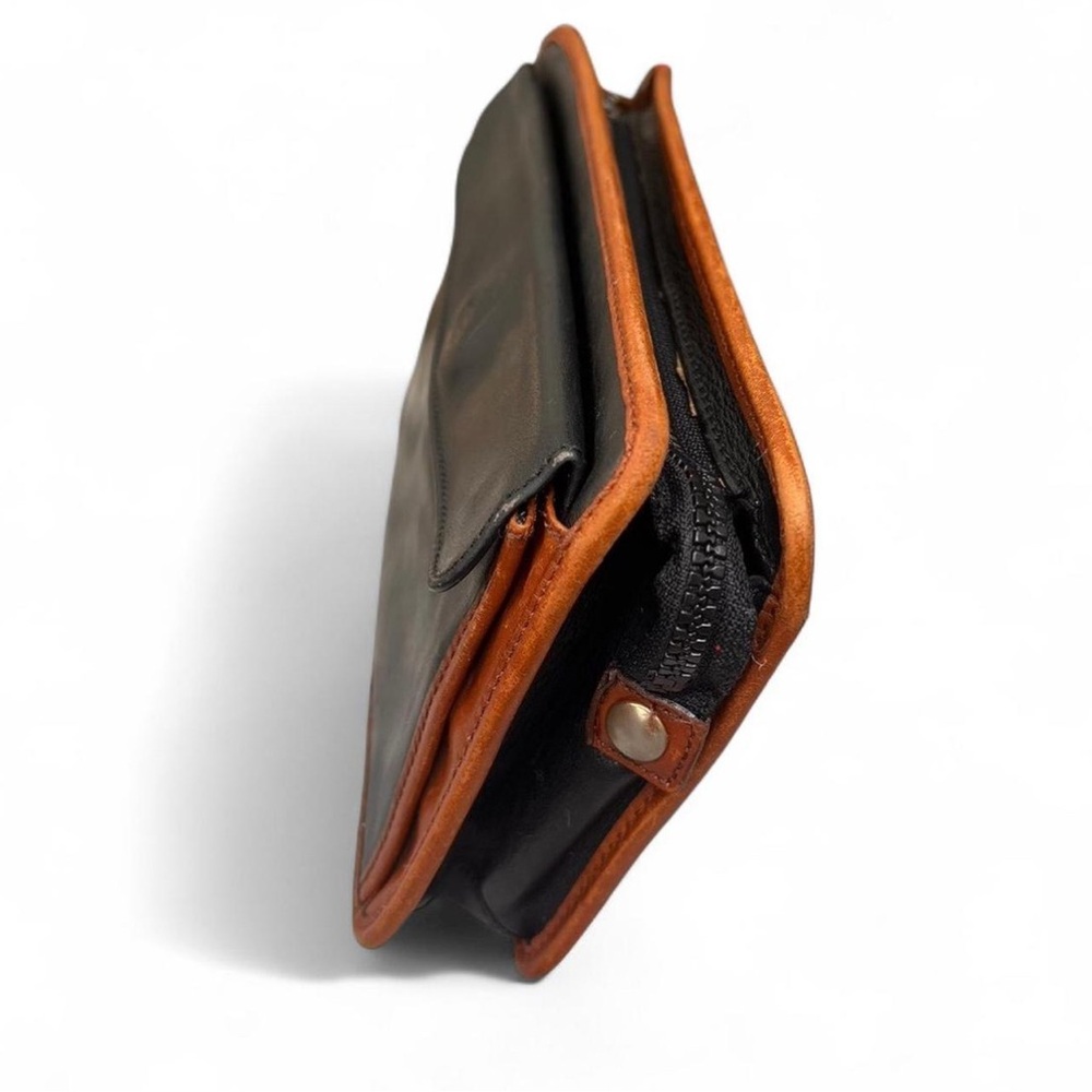 Celine Black and Brown Leather Clutch - Picture 3 of 6
